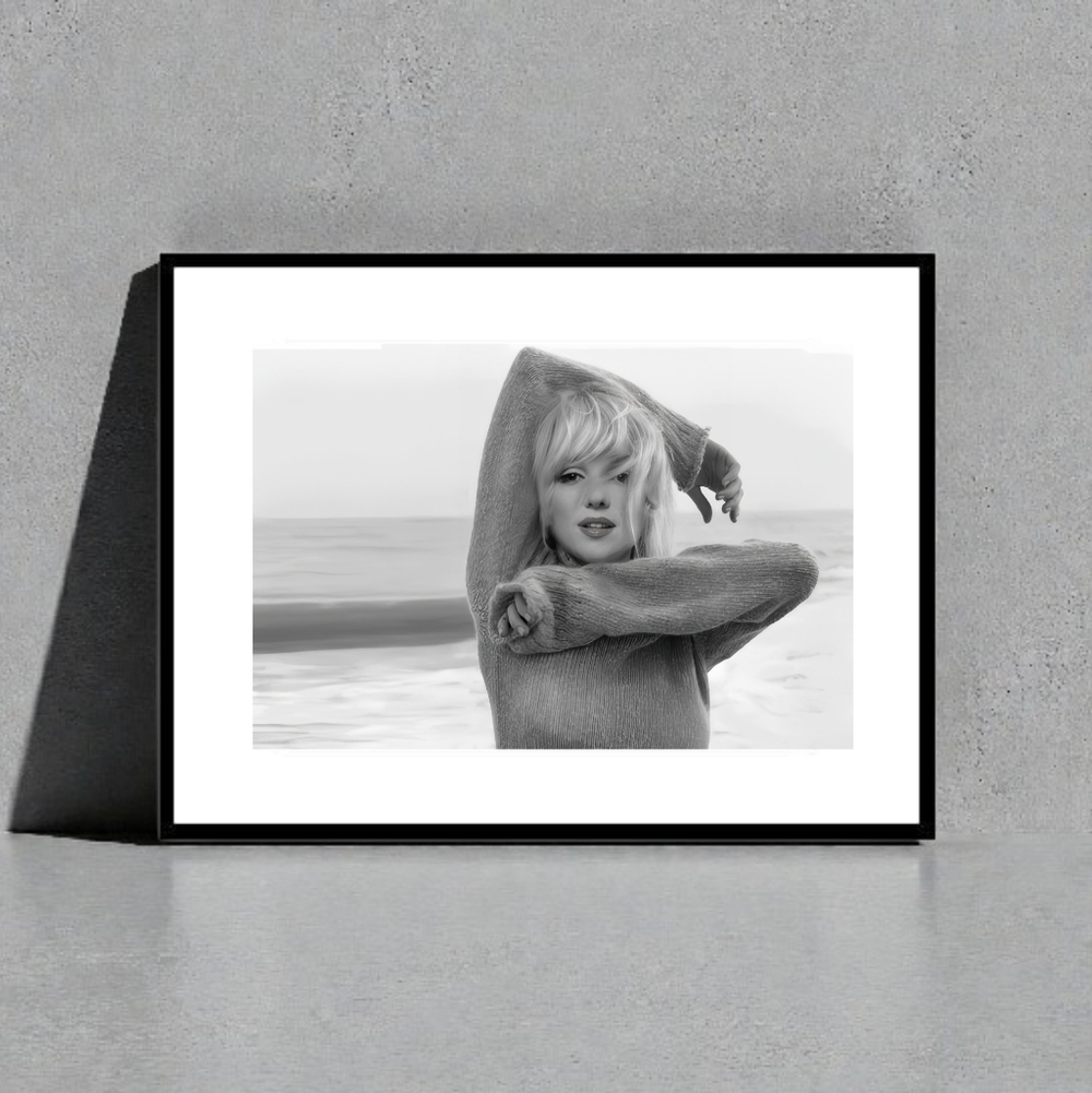 Framed Art Print Marilyn Monroe Custom Framed 11x14 SET GOLD OR BLACK MATTED - Picture 4 of 8